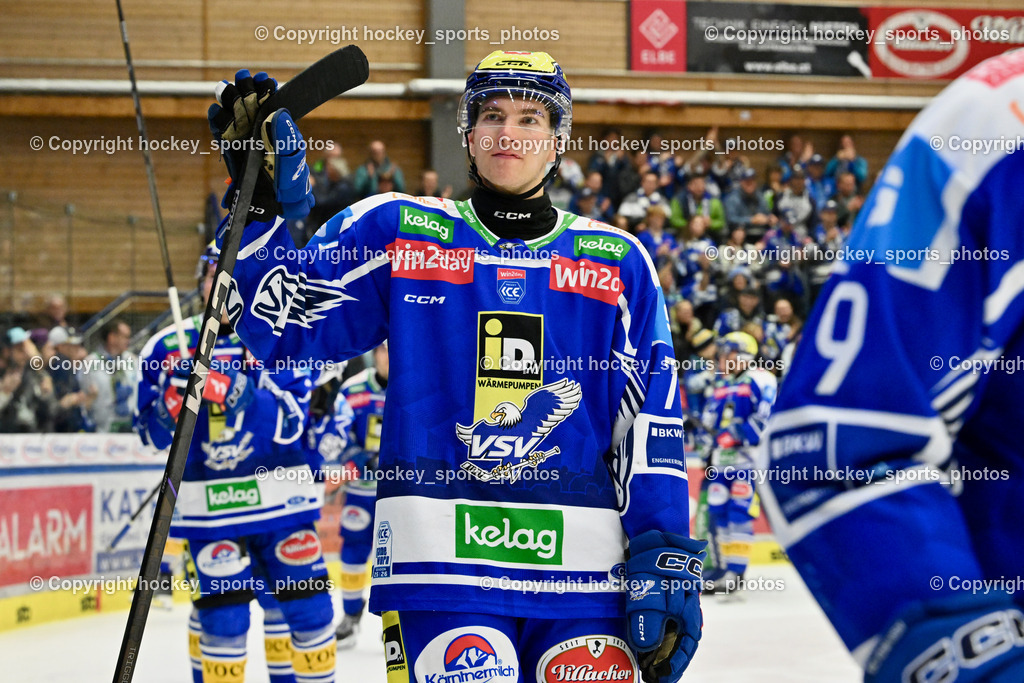 EC IDM WÄRMEPUMPEN VSV vs. Vienna Capitals | #78 Felix Maxa EC VSV, EC IDM WÄRMEPUMPEN VSV vs. Vienna Capitals, EC IDM WÄRMEPUMPEN VSV vs. Vienna Capitals am 16.11.2025 in Villach (Stadthalle Villach), Austria, (Photo by Bernd Stefan)