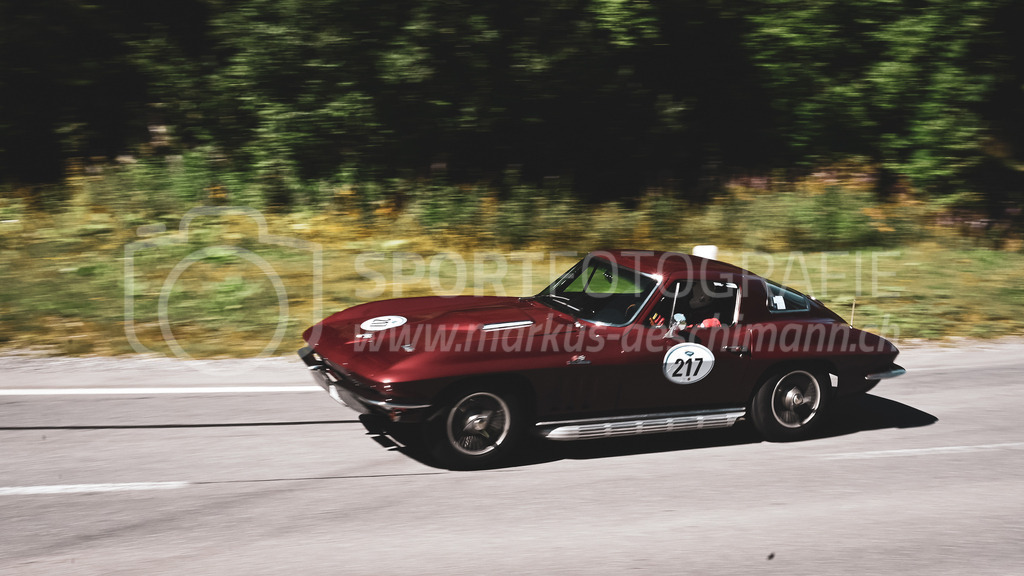 19. Arosa ClassicCar 2023 - 1. September 2023 | 19. Arosa ClassicCar 2023
Arosa, Schweiz
Studer Lorenzo aus Ascona mit der Startnummer 217 in einem Chevrolet Corvette, Jahrgang 1966, in der Klasse Classic Trophy.
@arosaclassiccar, @arosa.official, #arosaclassiccar, #arosa, #76curves, #classiccar
Bild: Sportfotografie Markus Aeschimann | www.markus-aeschimann.ch - Realisiert mit Pictrs.com