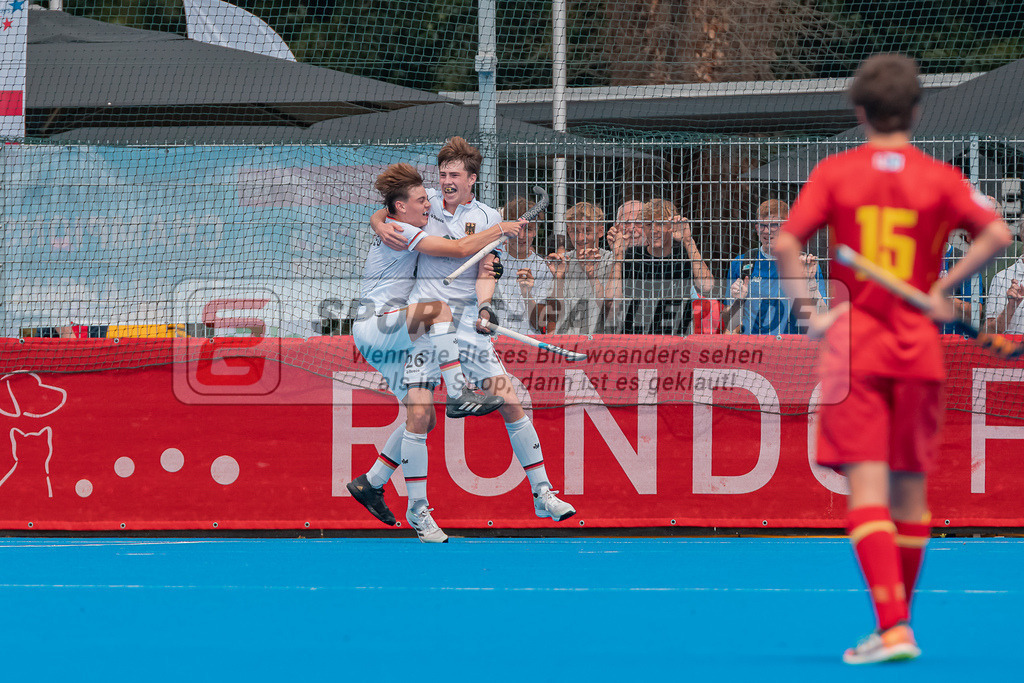 HK_20230715_102542 | Euro Hockey MU18 SF2 Spain vs Germany Championship Girls & Boys am 15.7.2023 CHTC , Krefeld ,