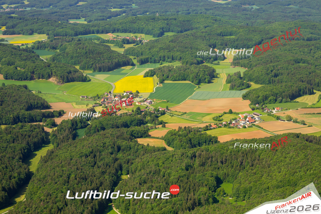 Das Luftbild zeigt Hetzendorf Waiganz Betzenstein - Die Luftaufnahme wurde 2023 vom UL-Flugzeug aus erstellt ( keine Drohne ) - Hochauflösende Luftaufnahme - Für grossformatige Ausdrucke geeignet. Die Geschenkidee !Mit Lizenz und Bildrechte bestellbar