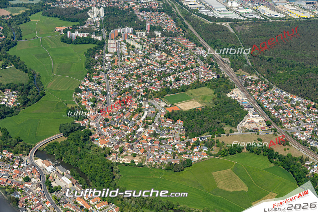 Aktuelles Luftbild von neukatzwang Nürnberg - Die Luftaufnahme wurde 2020 mittels UL-Flugzeug erstellt ( keine Drohne ) - hochauflösende Kamera-Systeme von  Canon -Beste Qualität - Für grossformatige Ausdrucke geeignet. Die Geschenkidee !