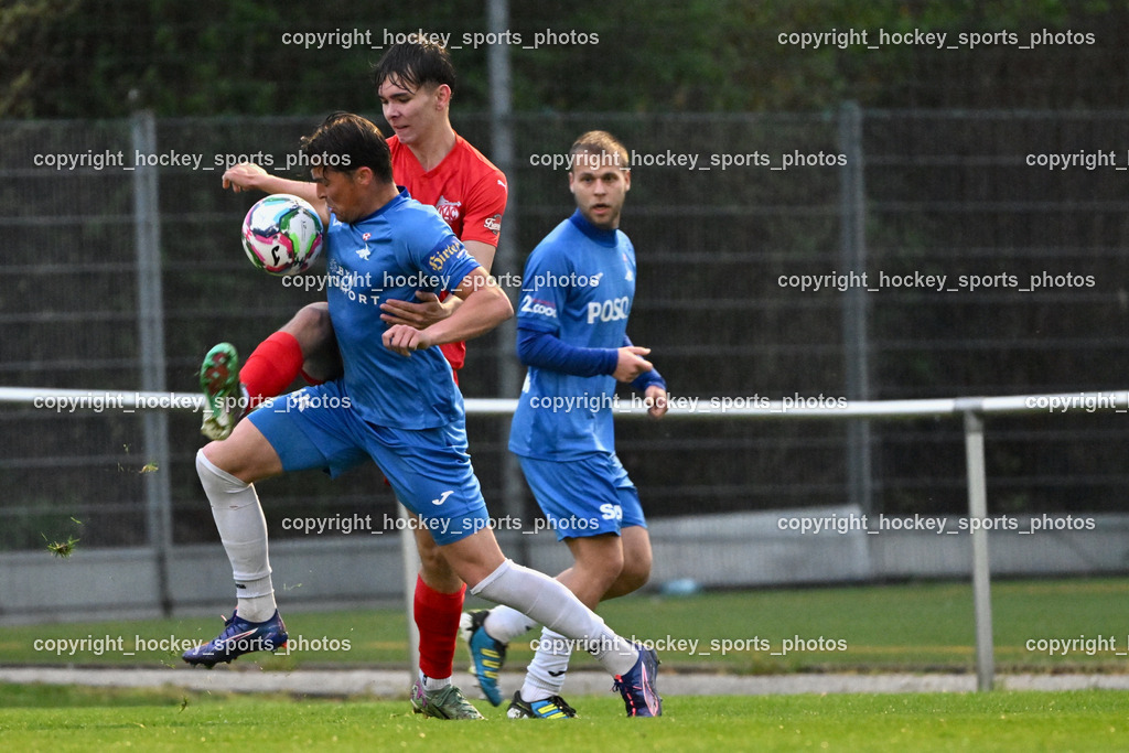 SAK vs. KAC 1909 | #24 Luka Gajic SAK, #12 Noa Mosser KAC, #13 Fabian Griesebner SAK, SAK vs. KAC 1909, SAK vs. KAC 1909 am 17.04.2025 in Klagenfurt (Sportpark Welzenegg), Austria, (Photo by Bernd Stefan)