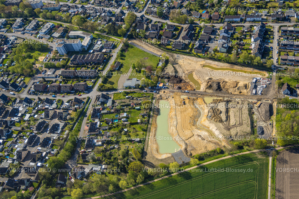 Hamm230400046 | Luftbild, Bauarbeiten Lippeverband, Renaturierung Erlenbach zwischen Mennenkamp und Geithe, Uentrop, Hamm, Ruhrgebiet, Nordrhein-Westfalen, Deutschland