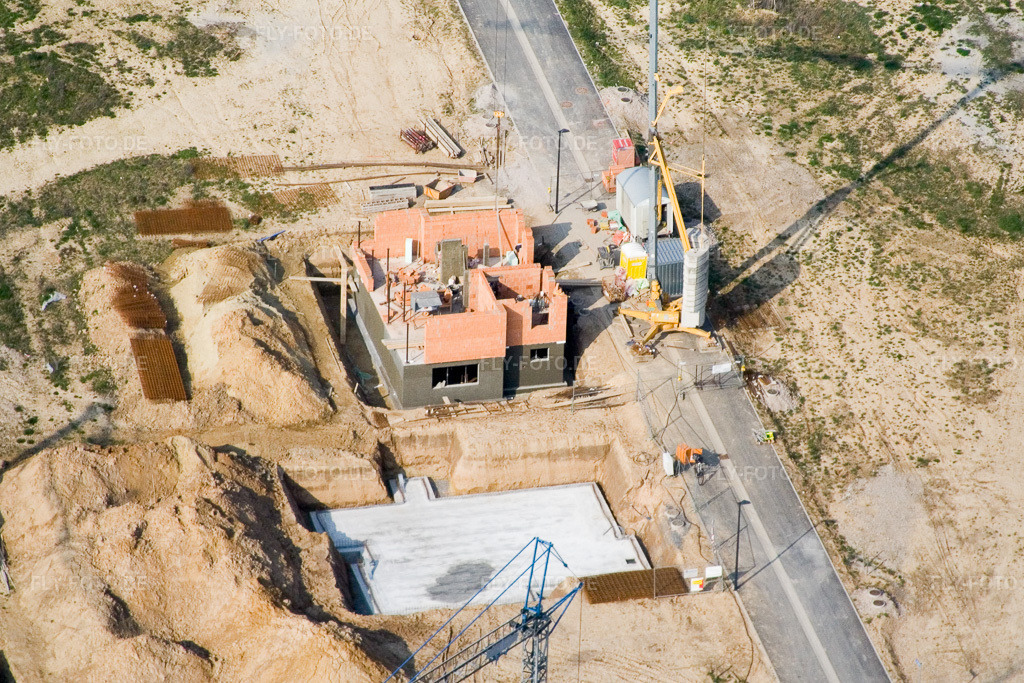 Luftbild: Neubaugebiet Am Höhenweg in Kandel im Bundesland Rheinland-Pfalz in Deutschland. Foto: IMG_5592.jpg vom 15.03.2007 durch Werner Riehm/FLY-FOTO.de