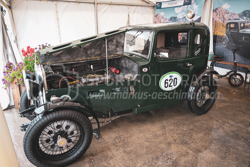 21. Arosa ClassicCar 2025 - 5. September 2025 | Der Austin Ten SC aus dem Jahre 1933 mit Startnummer 620 von Rolf Engler aus Rapperswil (SUI) am Arosa ClassicCar 2025 in der Kategorie Demo..@arosaclassiccar, @arosa.official, #arosaclassiccar, #arosa, #76curves, #classiccarBild: Sportfotografie Markus Aeschimann | www.markus-aeschimann.ch - Realisiert mit Pictrs.com