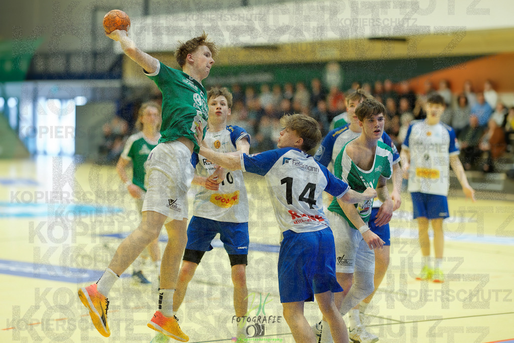 mJC-Regionalliga, Halbfinale Hessenmeisterschaft; HSG Dutenhofen/Münchholzhausen - TSV Pfungstadt | mJC-Regionalliga, Halbfinale Hessenmeisterschaft; HSG Dutenhofen/Münchholzhausen - TSV Pfungstadt am 15.03.2025 in Münchholzhausen (Sporthalle Münchholzhausen)Photo © 2025 - Jörg Heinrich - Realisiert mit Pictrs.com