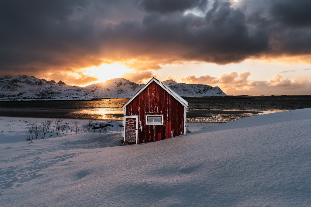 Sonnenuntergang auf den Lofoten | Heiko Oßwald - Realisiert mit Pictrs.com