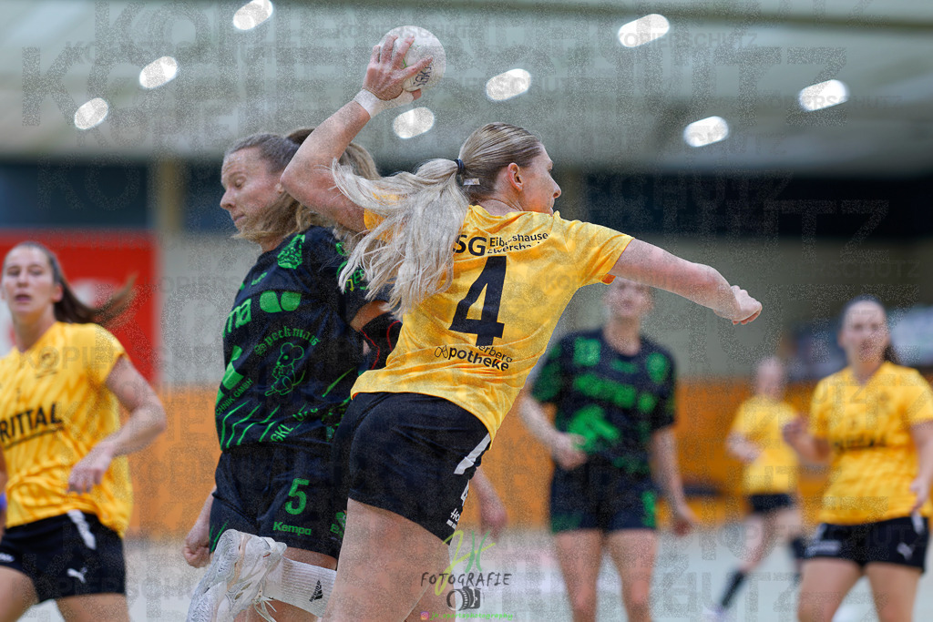 Frauen Oberliga Mitte (HHV); HSG Kleenheim/Langgöns II - HSG Eibelshausen/Ewersbach | Frauen Oberliga Mitte (HHV); HSG Kleenheim/Langgöns II - HSG Eibelshausen/Ewersbach am 01.11.2025 in Oberkleen (Weidig-Halle)Photo © 2025 - Jörg Heinrich - Realisiert mit Pictrs.com