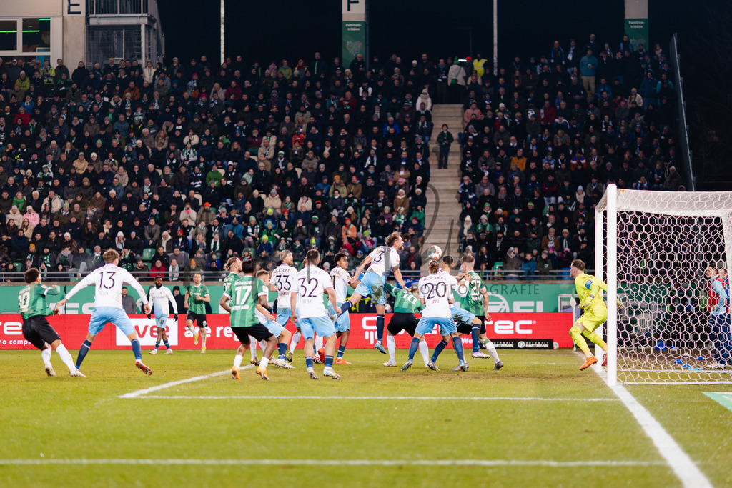 2. Bundesliga, Saison 2025/26, 21. Spieltag: SC Preußen Münster - VfL Bochum | Münster, 06.02.2026: 2. Bundesliga, 21. Spieltag, SC Preußen Münster gegen VfL Bochum im LVM-Preußenstadion in Münster. Foto: sportfotografie.ms | Markus Paletta - Realisiert mit Pictrs.com