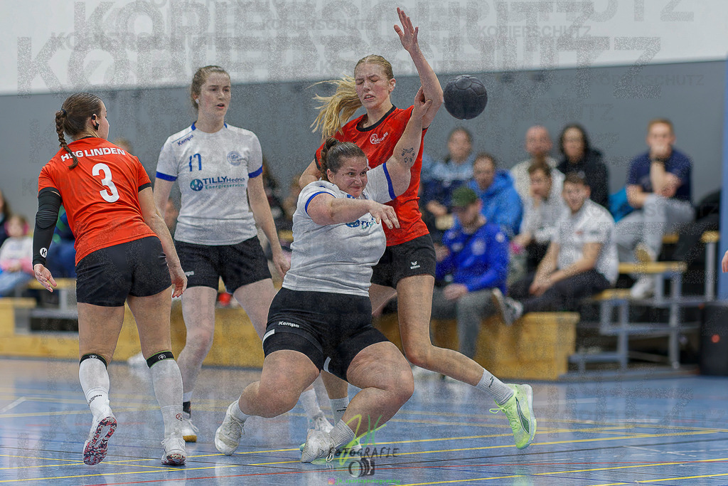 Frauen 2. Bezirksklasse; SG Rechtenbach - HSG Linden II | Frauen 2. Bezirksklasse; SG Rechtenbach - HSG Linden II am 16.11.2025 in Rechtenbach (Sporthalle Rechtenbach)Photo © 2025 - Jörg Heinrich - Realisiert mit Pictrs.com