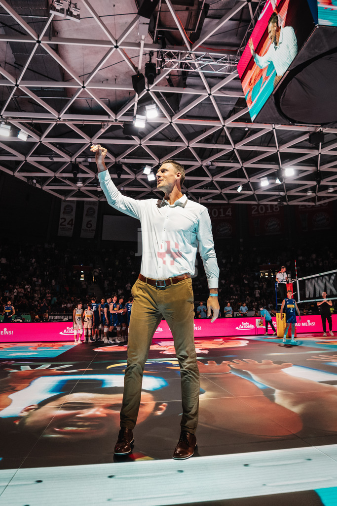Volleyball | Männer | Testspiel | Deutschland vs. Italien | 26.05.2025 | Marcus Böhme wird geehrt