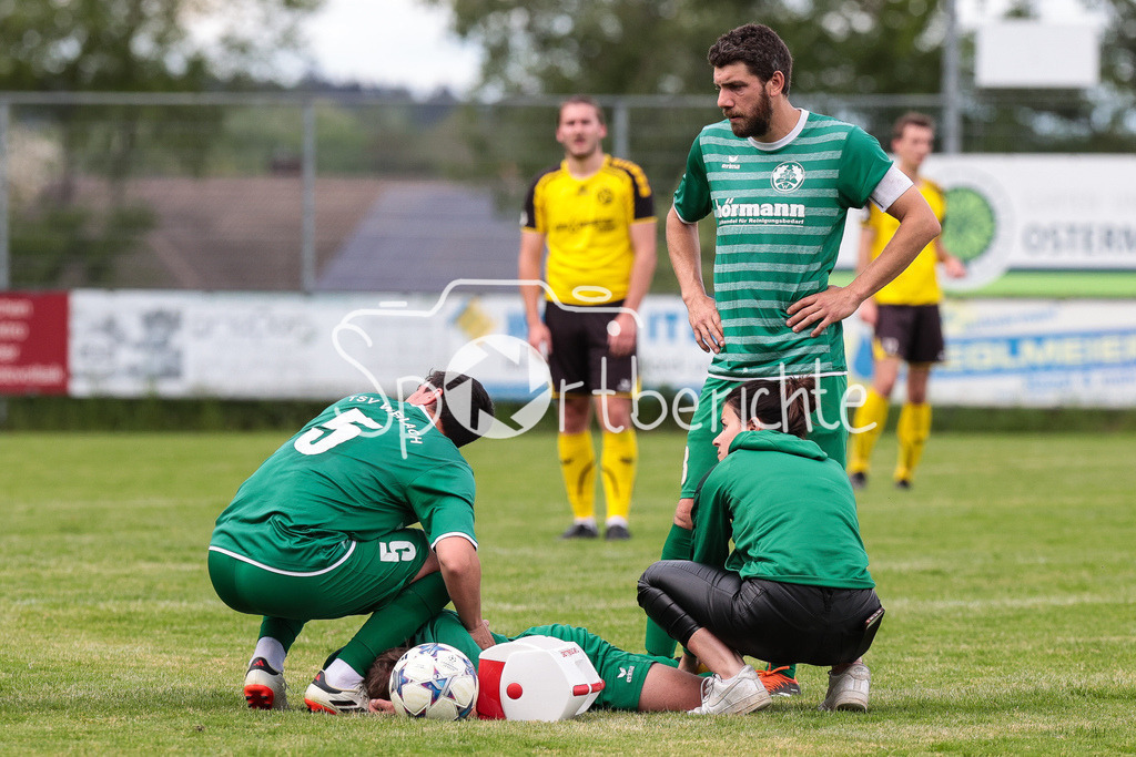 TSV Weilach - SV Obergriesbach | TSV #13 verletzt am Boden