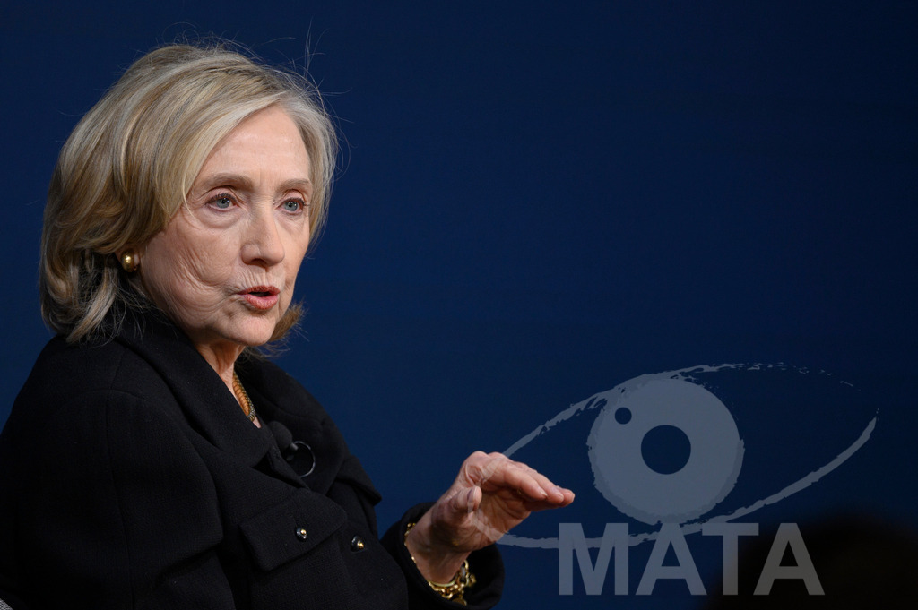 _DWI2831 | Die US-Politikerin Hillary Clinton auf der Veranstaltung Bridging Scholarship and Statecraft im Rahmen der Münchner Sicherheitskonferenz 2026. München, 13.02.2026 Bayern Deutschland  - Realisiert mit Pictrs.com