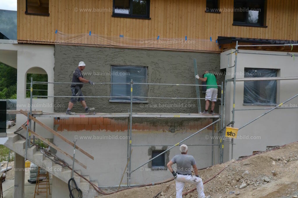 bib-lg18-putzarbeiten-0253 | Nach LV-Leistungsgruppen sortierte Detailfotos über den Bau eines Hauses. Alle Hausbau-Bilder direkt vom Urheber und Autor der Website Haus-Selber-Bauen.com