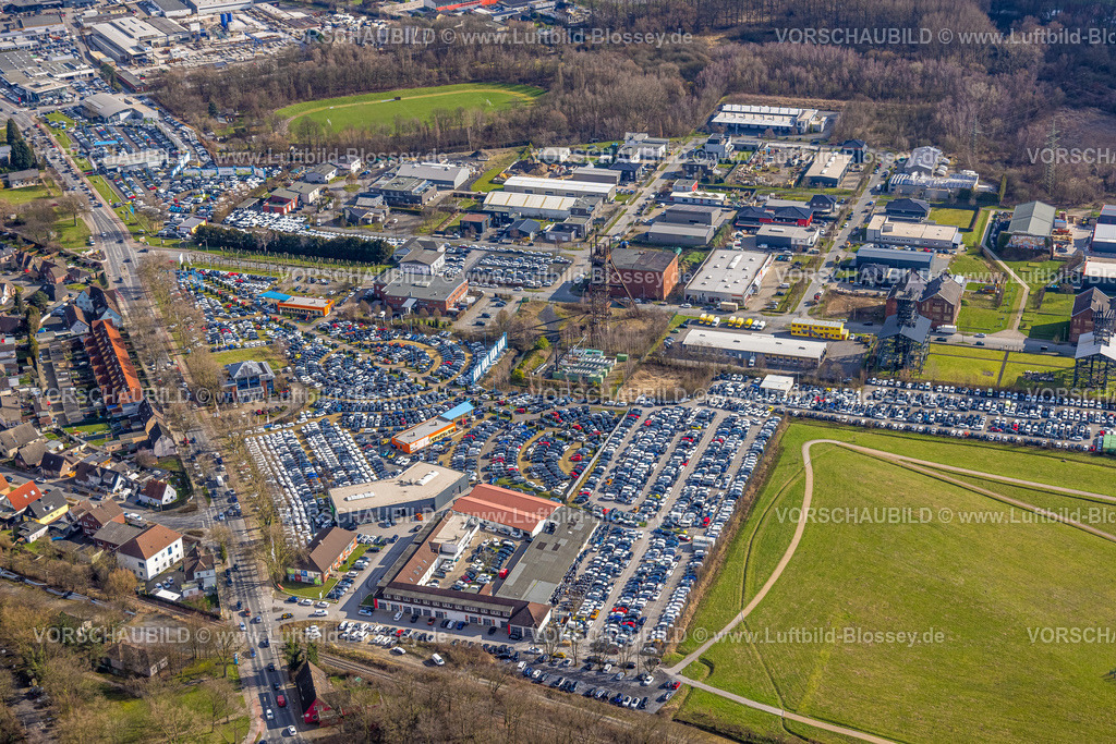Hamm230215286 | Luftbild, Potthoff Autohaus, Autohandel, Bockum-Hövel, Hamm, Ruhrgebiet, Nordrhein-Westfalen, Deutschland