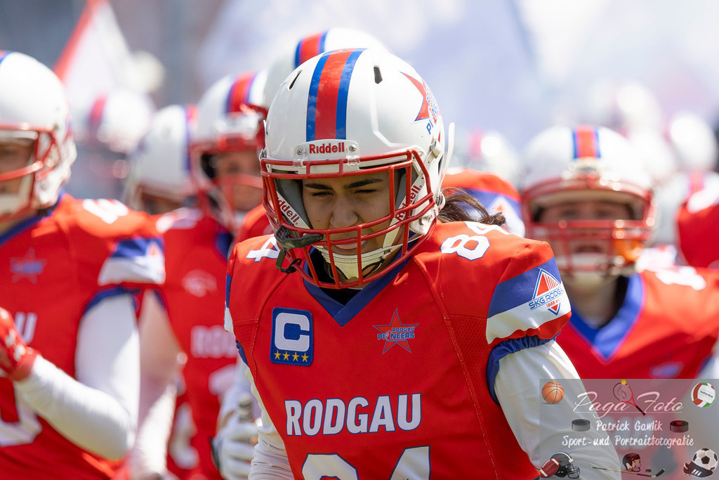 GFLW 1: German Football League Women 1: Rodgau Pioneers Ladies - Stuttgart Scorpions Sisters, 07.06.2026 | Valentina Cubides Rivera (Rodgau Pioneers Ladies #84), Rodgau Pioneers Ladies - Stuttgart Scorpions Sisters, Rodgau, Maingau-Energie-Stadion "Am Weichsee", 7.6.2026 - Realisiert mit Pictrs.com