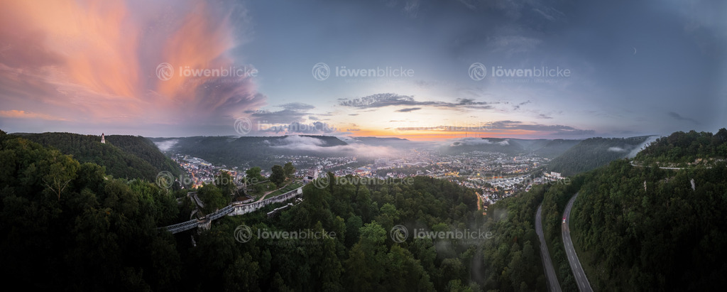 Helfenstein bei Sonnenuntergang | löwenblicke | shop