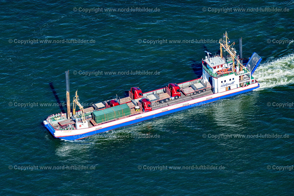 Norderney_Fährschiff_Frisia_Inselfracht_ELS_6017050923 | NORDERNEY 05.09.2023 Fahrt eines Fähr- Schiffes der AG Reederei Norden-Frisia Schiff " Lastfähre " Frisia Inselfracht " in Norden Norddeich im Bundesland Niedersachsen, Deutschland. Weiterführende Informationen bei: Reederei Norden-Frisia AG. // Journey of a ferry ship of the AG Reederei Norden-Frisia ship "load ferry" Frisia Inselfreight " in Norden Norddeich in the state Lower Saxony, Germany. Further information at: Reederei Norden-Frisia AG. Foto: Martin Elsen
