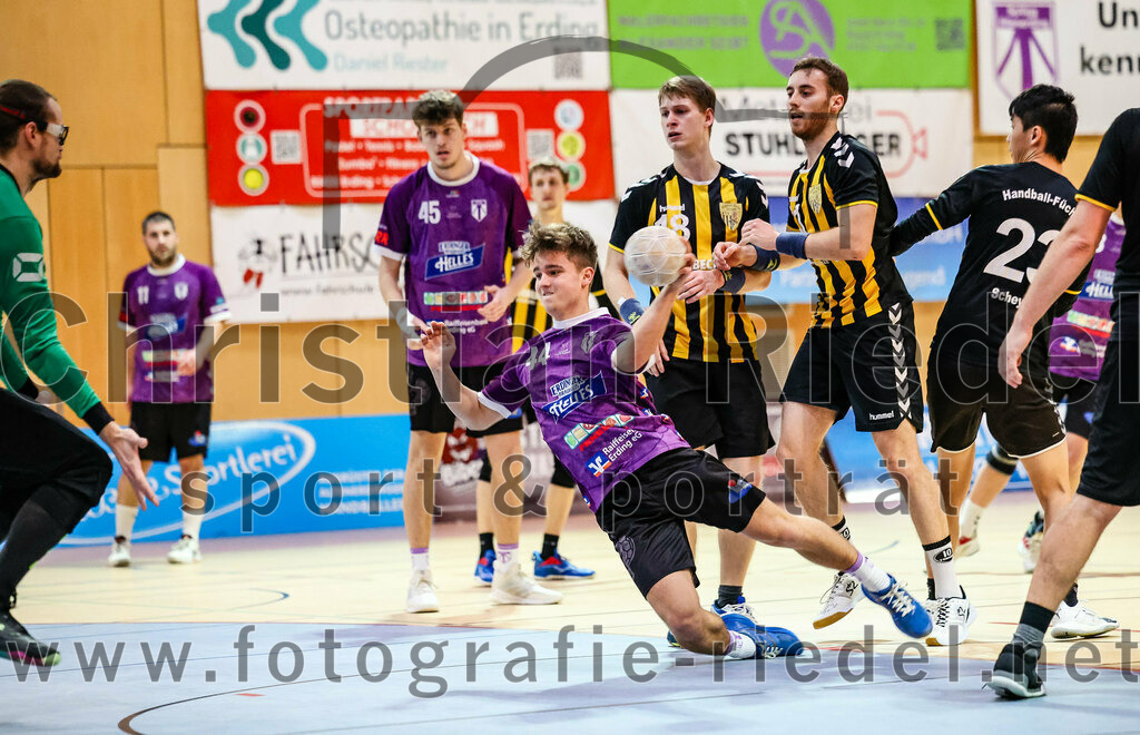 2023-12-16_041_SpVgg_Altenerding_gegen_HF_Scheyern | Erding, Deutschland, 16.12.2023:
Handball, Bezirksoberliga Männer 2023 / 2024, 11. Spieltag, SpVgg Altenerding gegen HF Scheyern, Endergebnis: 33:21

Foto: Christian Riedel / fotografie-riedel.net