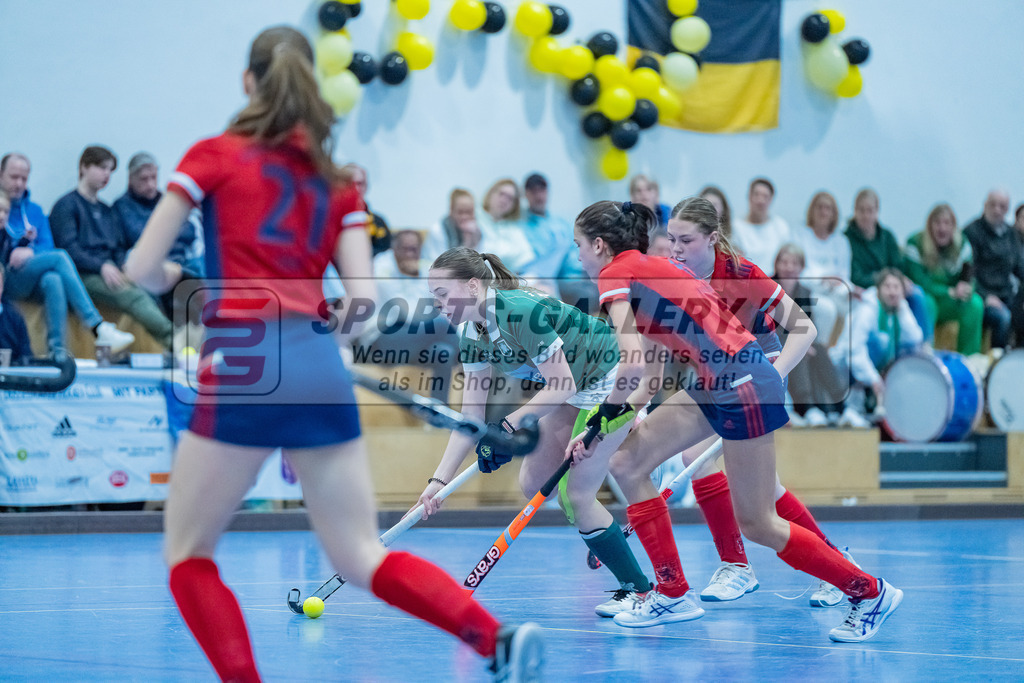 HK_20240303_109139 | Spiel um Platz 3 Deutsche Meisterschaft WU16 am 3.3.2024 Halle DHC, Düsseldorf ,