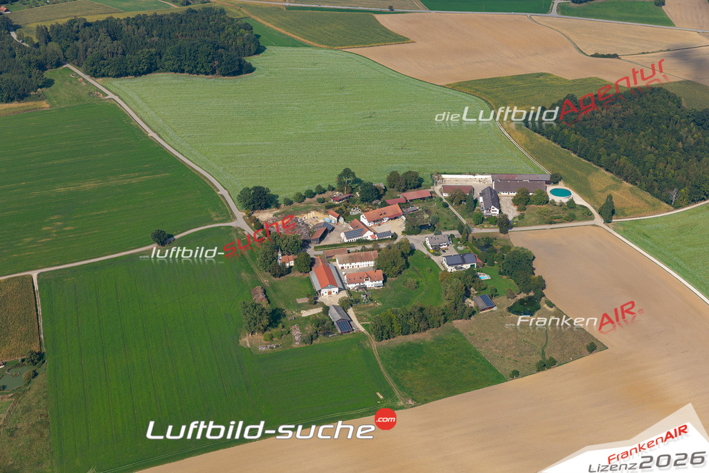 Aktuelles Luftbild von Inzkofen  - Die Luftaufnahme wurde 2020 mittels UL-Flugzeug erstellt ( keine Drohne ) - hochauflösende Kamera-Systeme von  Canon -Beste Qualität - Für grossformatige Ausdrucke geeignet. Die Geschenkidee !