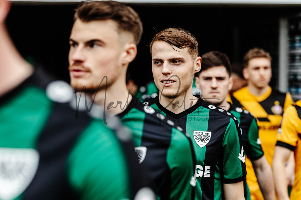 3. Liga, Saison 2023/24, 31. Spieltag: SC Preußen Münster - Dynamo Dresden | Münster, 30.03.2024: 3. Liga, 31. Spieltag, SC Preußen Münster gegen Dynamo Dresden im LVM-Preußenstadion in Münster. Foto: sportfotografie.ms | Markus Paletta - Realisiert mit Pictrs.com