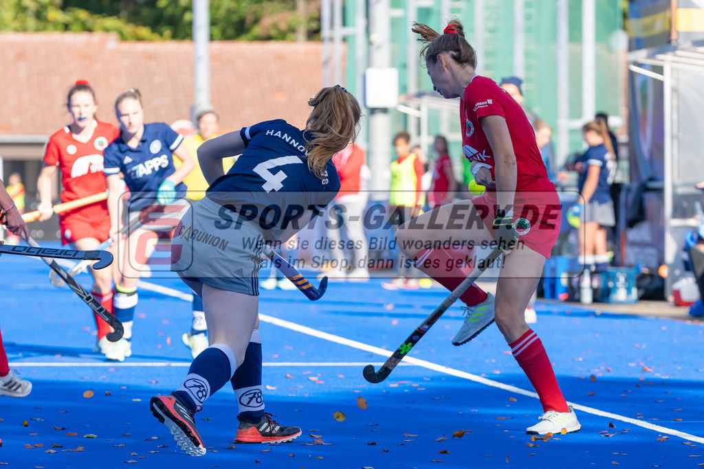 HK_20221009_100671 | 2. Bundesliga Damen Crefelder HTC - Hannover 78 am 9.10.2022 Crefelder HTC, Krefeld , Nele Bellersen ( Hannover 78 #4 )