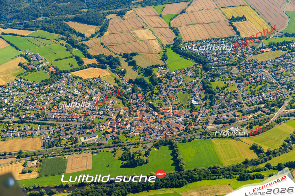 Lobenhausen Körle Bild- Das Luftbild wurde 2025 vom UL-Flugzeug heraus erstellt ( keine Drohne bzw. Drohnenaufnahme ) - Hochauflösende Luftaufnahme -Nicht vergleichbar mit Google Maps oder Satelittenbilder- Die Geschenkidee !Mit Lizenz und Bildrechte bestellbar - CC