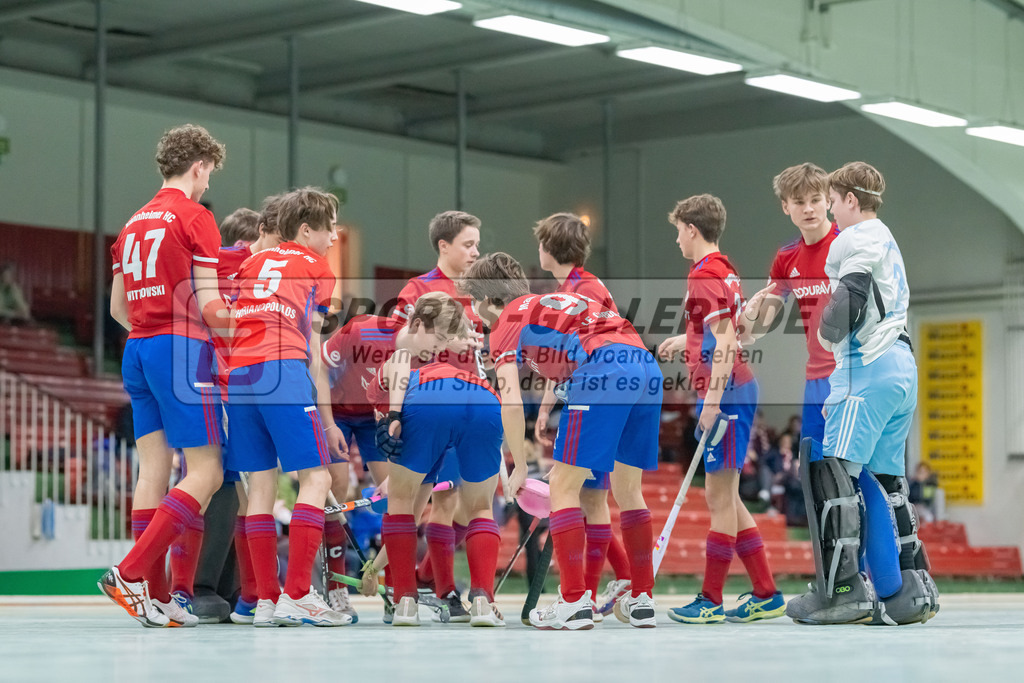 HK_20230305_105865 | Deutsche Meisterschaft MU16 1/2 Finale Mannheimer HC - Harvestehuder THC am 5.3.2023 RWK, Köln ,
