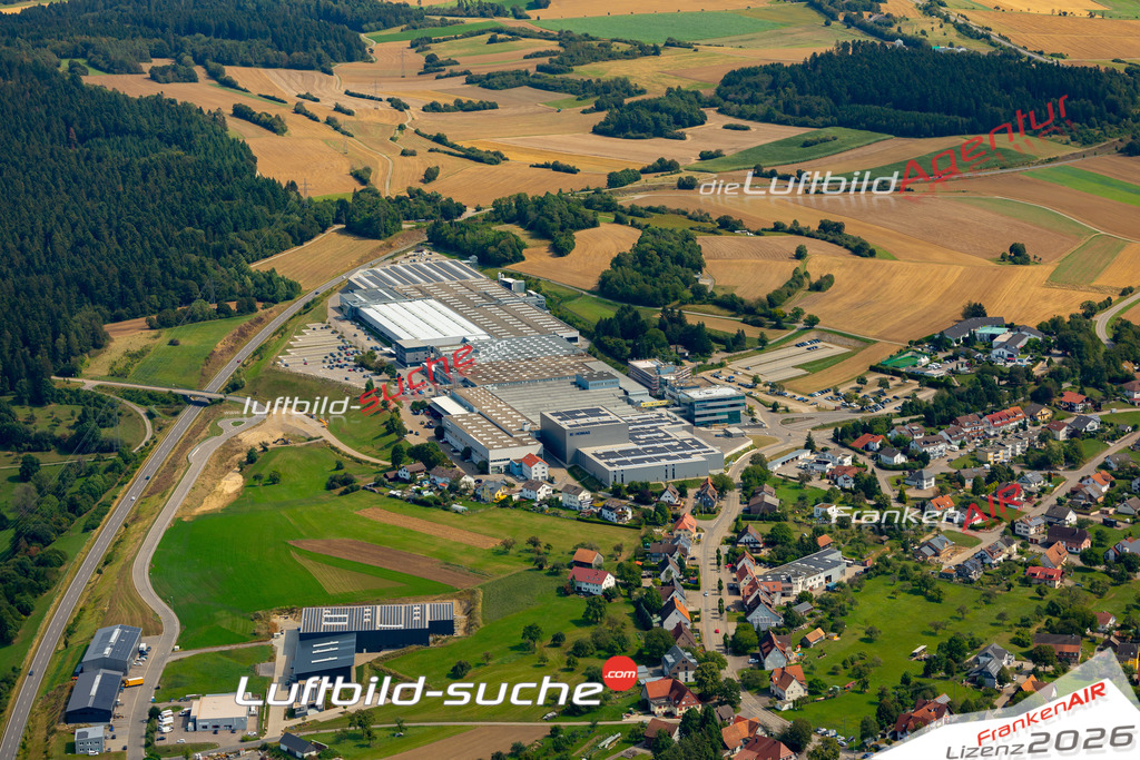 Das Luftbild zeigt :  Schopfloch - Die Luftaufnahme wurde 2024 vom UL-Flugzeug aus erstellt ( keine Drohne ) - Hochauflösende Luftaufnahme - Für grossformatige Ausdrucke geeignet. Die Geschenkidee !Mit Lizenz und Bildrechte bestellbar
