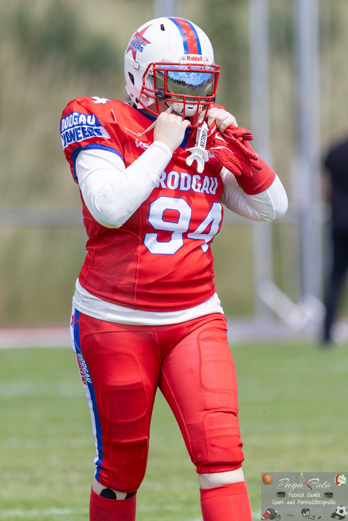 GFLW 1: German Football League Women 1: Rodgau Pioneers Ladies - Stuttgart Scorpions Sisters, 07.06.2026 | Marie Yvonne Levy (Rodgau Pioneers Ladies #94), Freisteller, Portrait / Porträt, Rodgau Pioneers Ladies - Stuttgart Scorpions Sisters, Rodgau, Maingau-Energie-Stadion "Am Weichsee", 7.6.2026 - Realisiert mit Pictrs.com