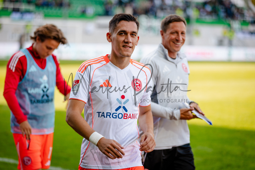 2. Bundesliga, Saison 2025/26, 5. Spieltag : SC Preußen Münster - Fortuna Düsseldorf | Münster, 14.09.2025: 2. Bundesliga, 5. Spieltag, SC Preußen Münster gegen Fortuna Düsseldorf im LVM-Preußenstadion in Münster. Foto: sportfotografie.ms | Markus Paletta - Realisiert mit Pictrs.com