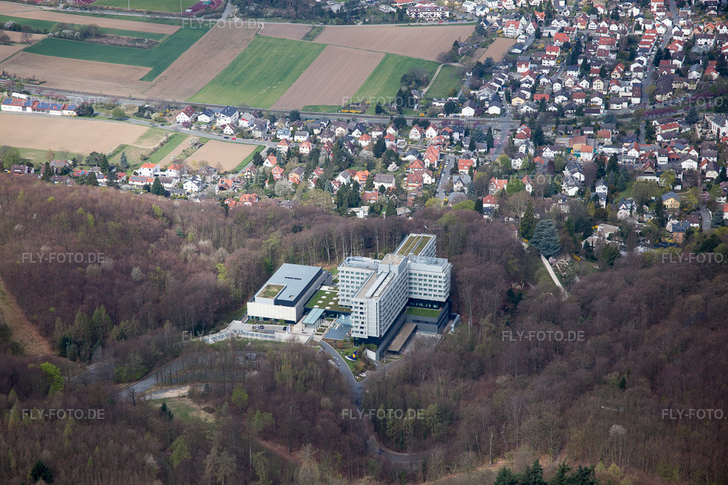 Luftbild: Lufthansa Seeheim in Seeheim-Jugenheim im Bundesland Hessen in Deutschland. Foto: IMG_077216.jpg vom 12.04.2015 durch Werner Riehm/FLY-FOTO.de
