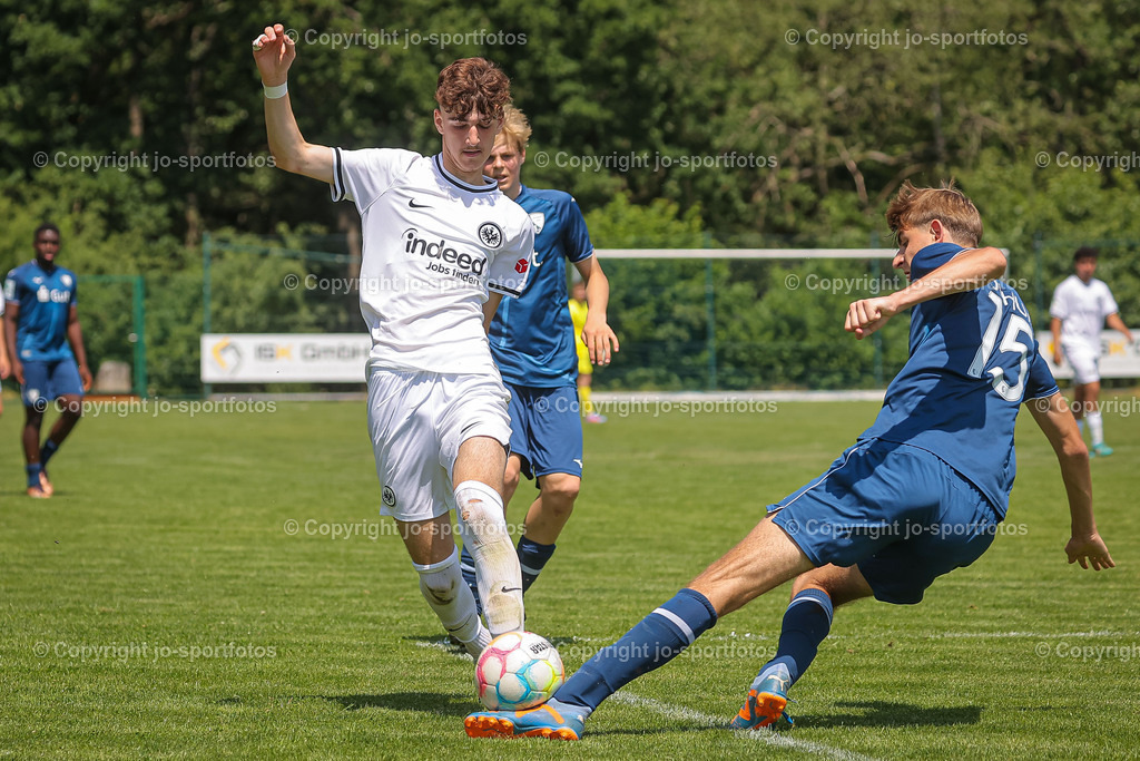 BQ3I7202 | 17.06.2023; Testspiel; Rasenplatz Offdilln; VfL Bochum U17 - Eintracht Frankfurt U17; Ergebnis: 3:1 (1:1)