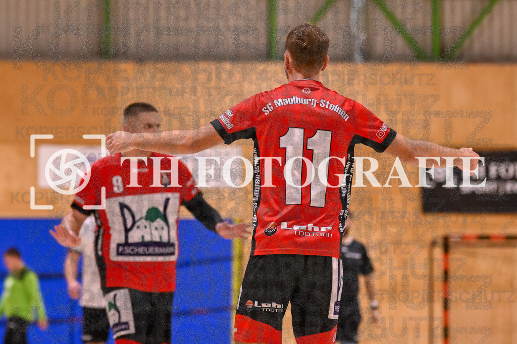 GER, SG Maulburg/Steinen - HSG Dreiland, Handball, Landesliga Suedbaden, 4. Spieltag, Saison 2024/2025, 12.10.2024 | Marcel Janus (SG Maulburg/Steinen, #11), Tim Lindner (SG Maulburg/Steinen, #09)GER, SG Maulburg/Steinen - HSG Dreiland, Handball, Landesliga Suedbaden, 4. Spieltag, Saison 2024/2025, 12.10.2024Foto: TH Fotografie/Thomas Hess