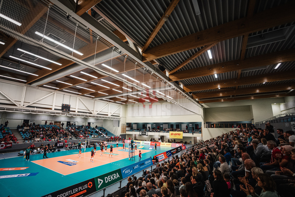 Volleyball | Frauen | Saison 2025/2026 | Volleyball Bundesliga | ETV Hamburger Volksbank Volleys vs. Dresdner SC | 15.11.2025 | Die volle CU Arena in Neugraben