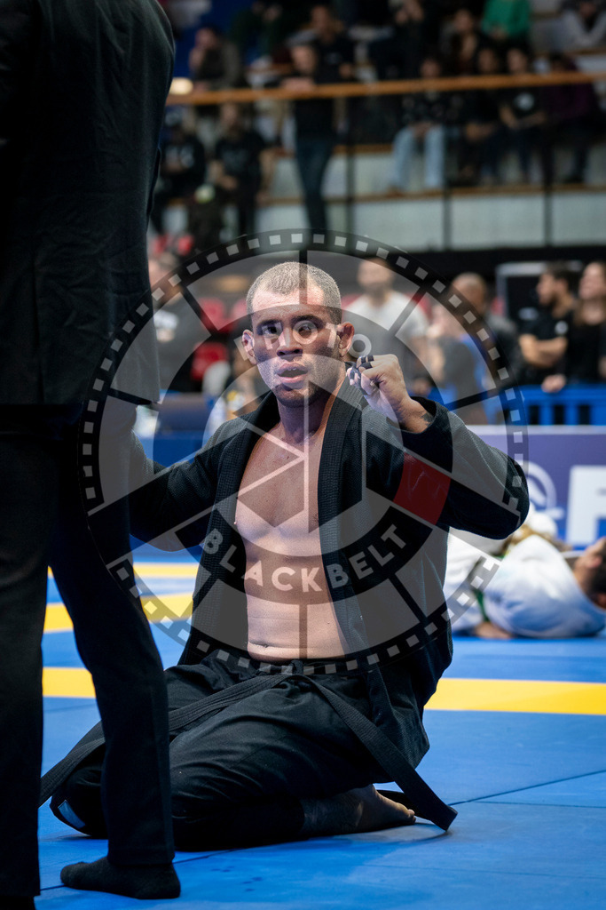 20240126PBB0631 | Fighters compete during the Brazilian Jiu-Jitsu European Championship of the IBJJF in Paris, France, on January 26, 2024.