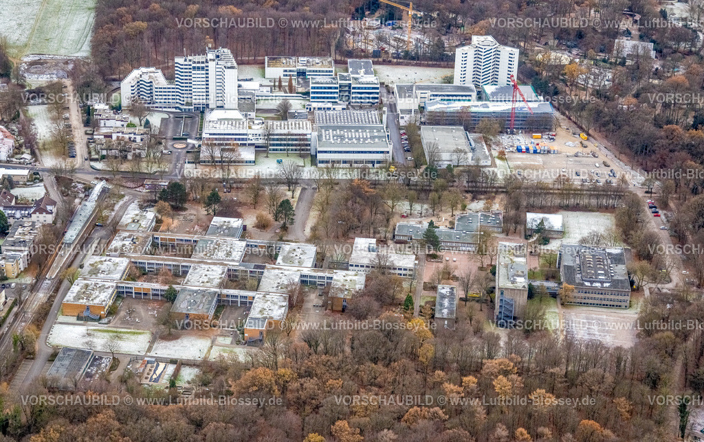 Dortmund221201860 | Luftbild, Berufsförderungswerk Dortmund, Hochhäuser, Johannesbad Adaption Dortmund, Paul-Ehrlich-Berufskolleg, Rombergpark-Lücklemberg, Dortmund, Ruhrgebiet, Nordrhein-Westfalen, Deutschland