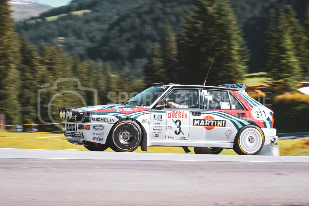 21. Arosa ClassicCar 2025 - 6. =September= 2025 | Andreas Portmann aus Uerikon (SUI) in einem Lancia Delta HF Integrale aus dem Jahre 1988 mit Startnummer 311 am Arosa ClassicCar 2025 in der Kategorie Sport Trophy..@arosaclassiccar, @arosa.official, #arosaclassiccar, #arosa, #76curves, #classiccarBild: Sportfotografie Markus Aeschimann | www.markus-aeschimann.ch - Realisiert mit Pictrs.com