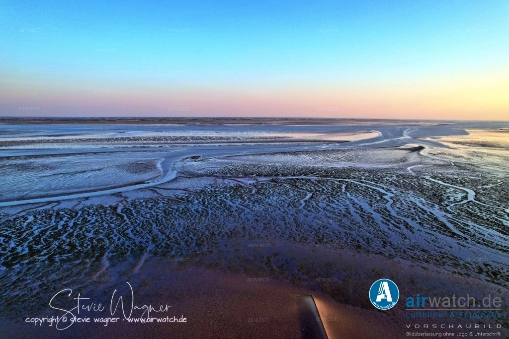Luftbild Nordstrand, LangerDeich, Dreisprung, Püttenweg, Trendermarsch, Husumer Bucht | Luftbild Nordstrand, LangerDeich, Dreisprung, Püttenweg, Trendermarsch, Husumer Bucht