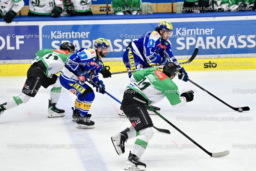 C IDM Wärmepumpen VSV vs. Olimpija Ljubljana | #71 Steven Strong EC VSV, #13 Adam Helewka EC VSV, C IDM Wärmepumpen VSV vs. Olimpija Ljubljana, EC IDM Wärmepumpen VSV vs. Olimpija Ljubljana am 01.02.2026 in Villach (Stadthalle Villach), Austria, (Photo by Bernd Stefan)