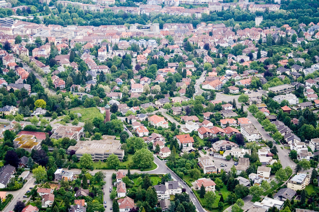 Luftbild: Pforzheim Südwest im Ortsteil Südweststadt in Pforzheim im Bundesland Baden-Württemberg in Deutschland. Foto: IMG_2451.jpg vom 05.06.2006 durch Werner Riehm/FLY-FOTO.de