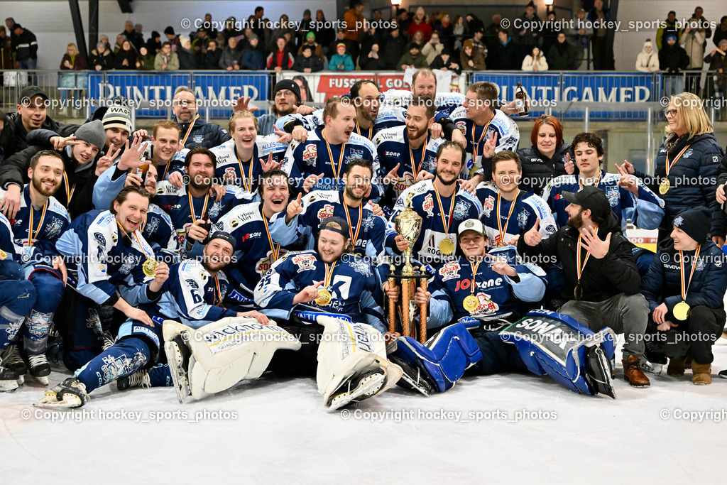 ESC Steindorf vs. EHC Althofen 8.3.2024 | ESC Steindorf vs. EHC Althofen 8.3.2024, ESC Steindorf vs. EHC Althofen Meisterfeier am 08.03.2024 in Steindorf (Ossiachersee Halle), Austria, (Photo by Bernd Stefan)