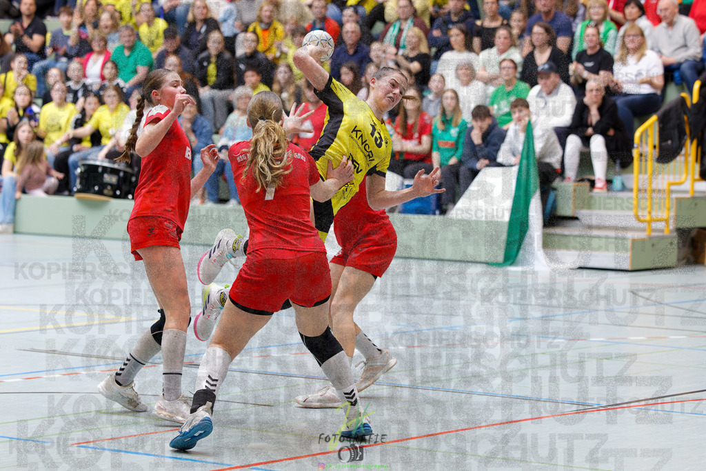 Hessenmeisterschaft wJC - Finale; HSG Kleenheim - HSG Weiterstadt/ Braunsh.Worf. | Hessenmeisterschaft wJC - Finale; HSG Kleenheim - HSG Weiterstadt/ Braunsh.Worf. am 22.03.2025 in Biedenkopf (Sporthalle Lahntalschule)Photo © 2025 - Jörg Heinrich - Realisiert mit Pictrs.com