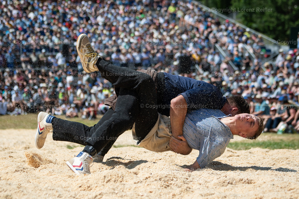 Schwingen -  Schwarzseeschwinget 2025 | Schwarzsee, 22.6.25, Schwingen - Schwarzseeschwinget.