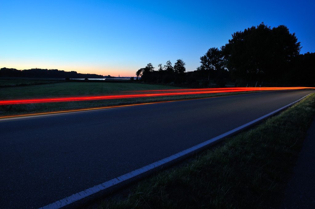 deutschland-2008-093 | Landschaft in der späten Dämmerung am Selker Noor in Schleswig-Holstein - Realisiert mit Pictrs.com