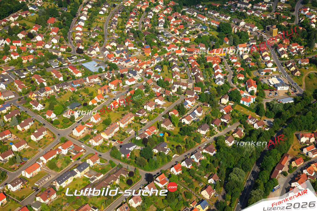 Die Luftaufnahme Weiher - Kulmbach wurde vom UL-Flugzeug (keine Drohne) aus fotografiert.Hohe Druck- Auflösung-die Geschenkidee!