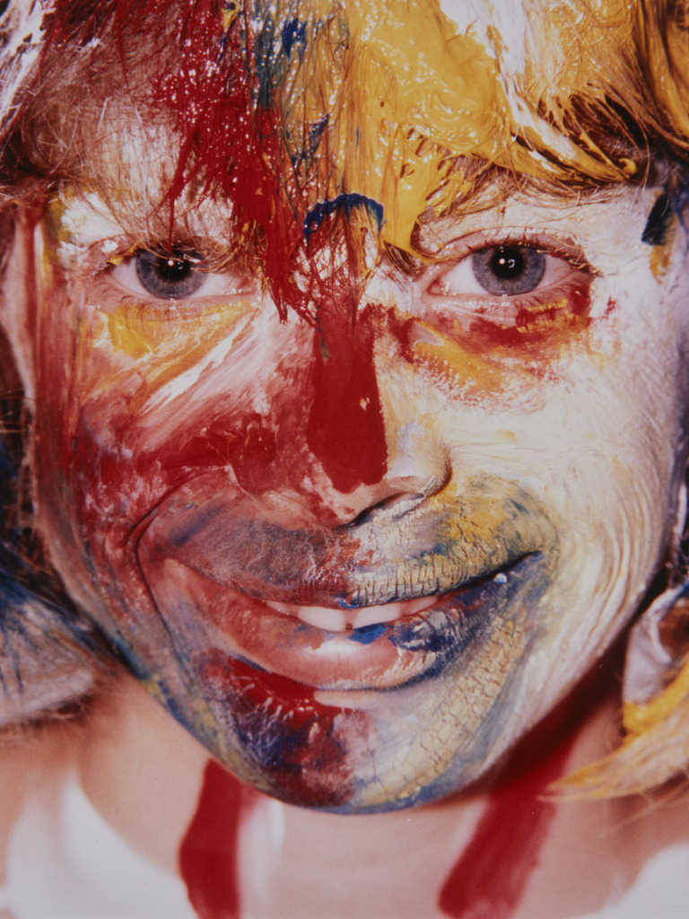 052art_Bee-Braxm_0968 | Werk aus  dem Jahr 1994   Nach einer Aktion im Ritterhausmuseum Offenburg. Kunstmaler Rainer Braxmaier und Modefotograf Wilfried Beege.