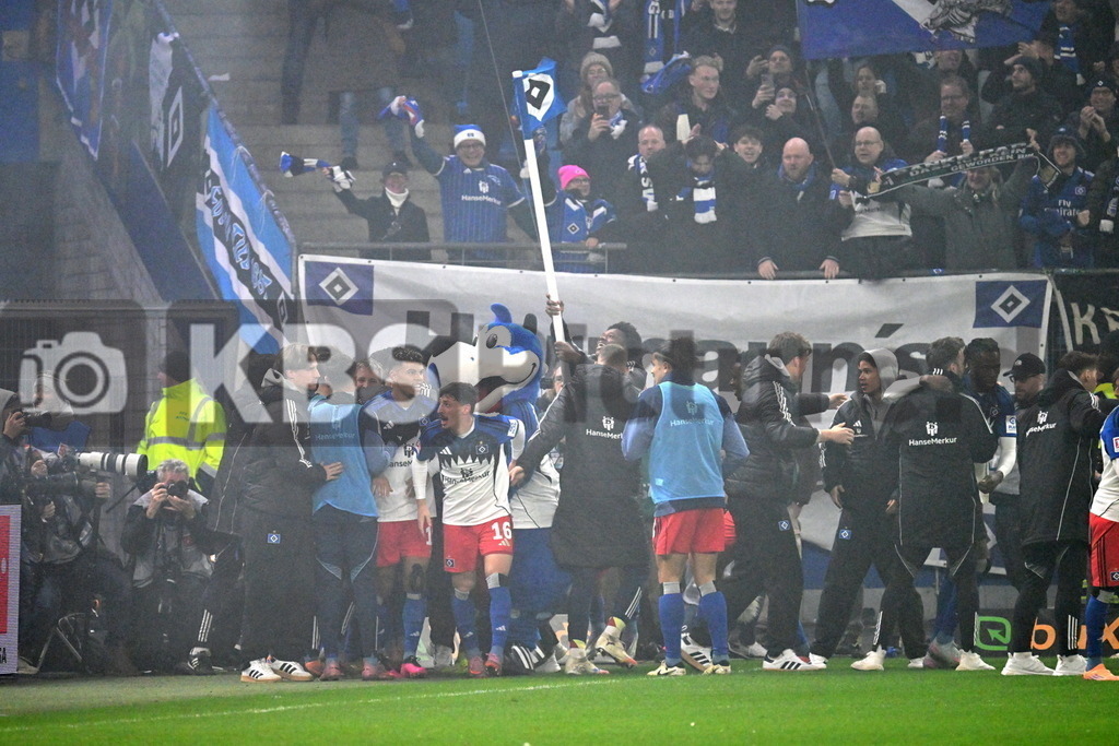 KBS Picture_HSV-WerderBremen_024 | HSV Torjubel zum 3:2 Torschuetze ist Poulsen Yussuf (HSV) ,Sportplatz :  Volksparkstadion, - Realisiert mit Pictrs.com