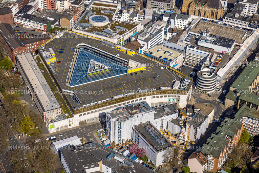 Dortmund220400494 | Luftbild, Innenstadtansicht mit der Thier-Galerie Dortmund, City, Dortmund, Ruhrgebiet, Nordrhein-Westfalen, Deutschland